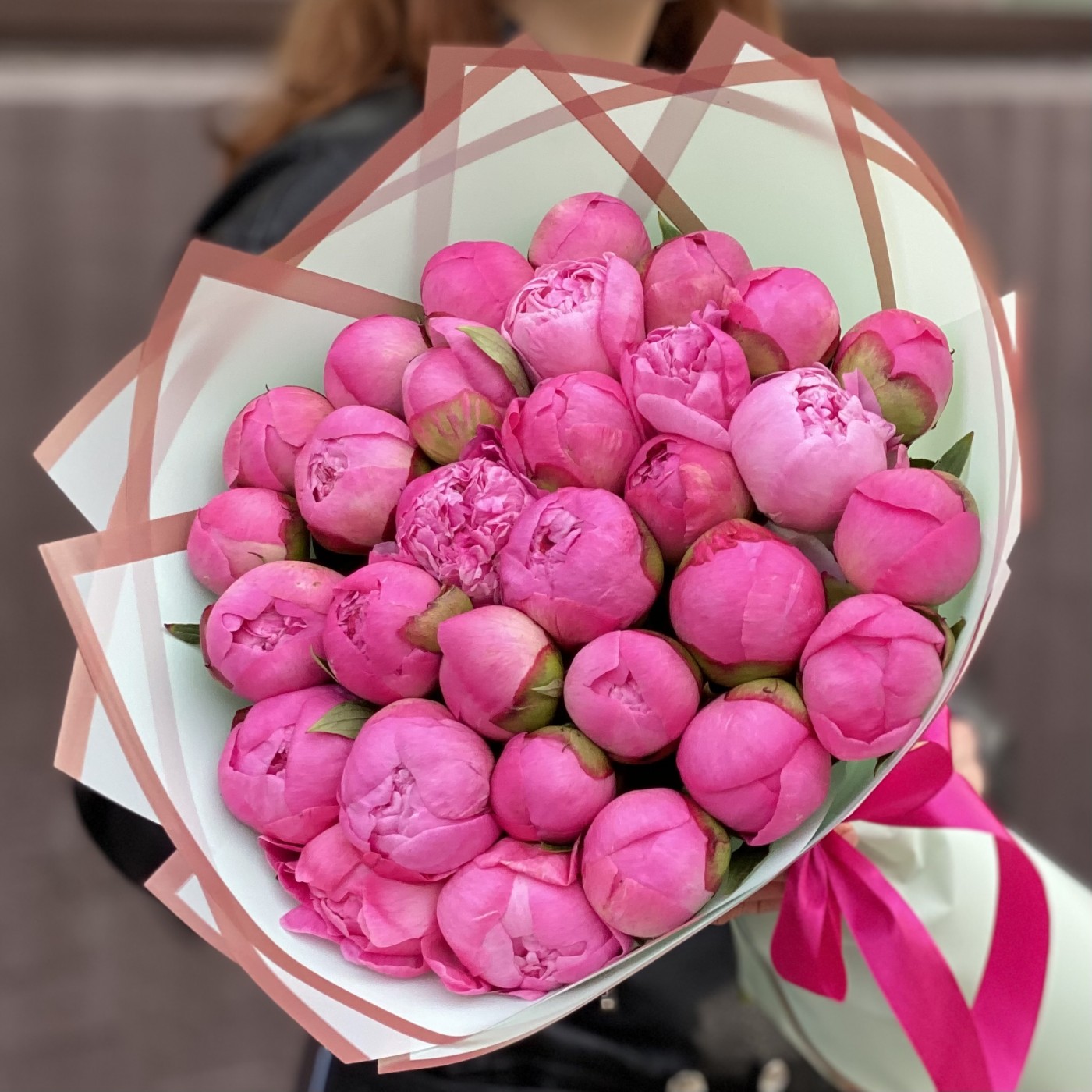 31 розовый пион Флеминг